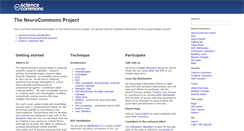 Desktop Screenshot of neurocommons.org